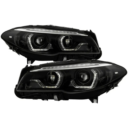 Spyder F10 11-13 Xenon/HID Projector Headlights | BMW 5 Series (F10/F11) (5088208)