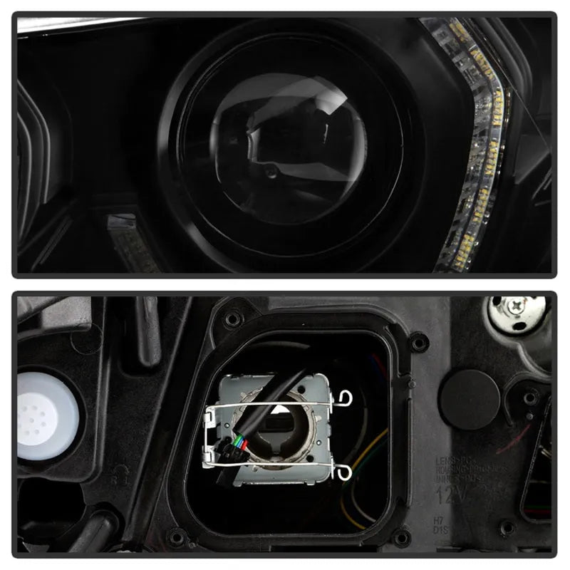 Spyder F10 11-13 Xenon/HID Projector Headlights | BMW 5 Series (F10/F11) (5088208)