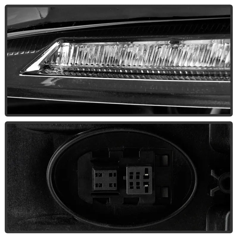 Spyder F10 11-13 Xenon/HID Projector Headlights | BMW 5 Series (F10/F11) (5088208)