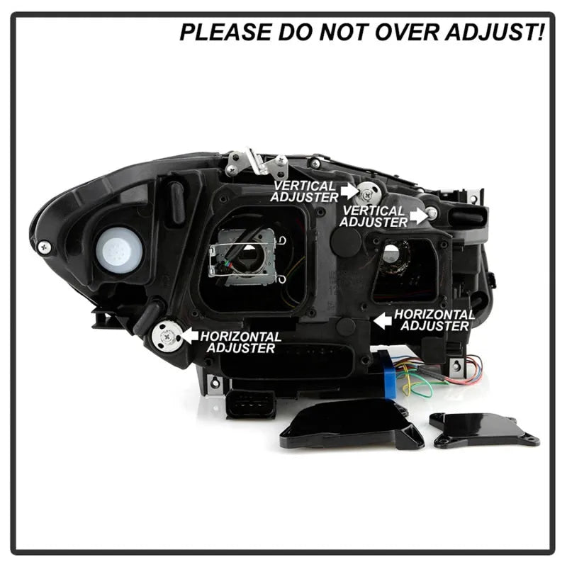 Spyder F10 11-13 Xenon/HID Projector Headlights | BMW 5 Series (F10/F11) (5088208)