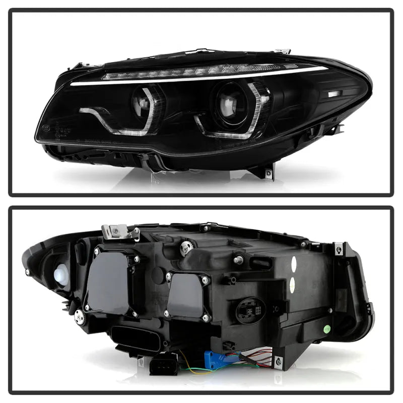 Spyder F10 11-13 Xenon/HID Projector Headlights | BMW 5 Series (F10/F11) (5088208)