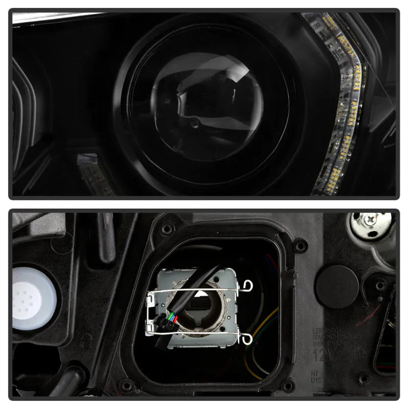 Spyder F10 11-13 Xenon/HID Projector Headlights | BMW 5 Series (F10/F11) (5088208)