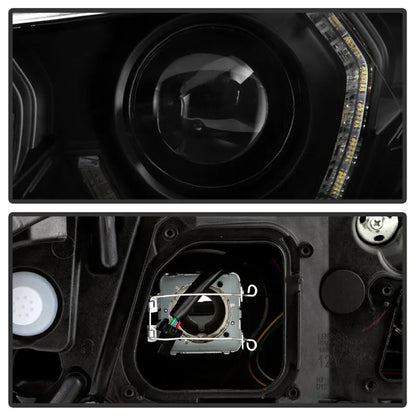 Spyder F10 11-13 Xenon/HID Projector Headlights | BMW 5 Series (F10/F11) (5088208)