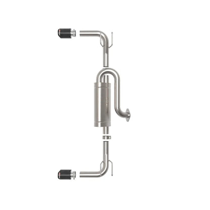 aFe 19-22 Mazda 3 2.5L Axle-Back Exhaust w/ Carbon Fiber Tips | Mazda 3 (19-26) (49-37023-C)