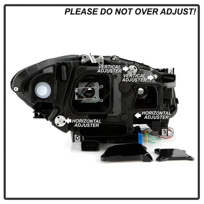Spyder F10 11-13 Xenon/HID Projector Headlights | BMW 5 Series (F10/F11) (5088208)