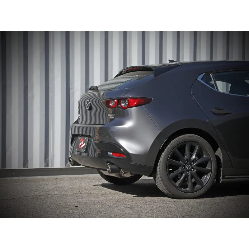 aFe 19-22 Mazda 3 2.5L Axle-Back Exhaust w/ Carbon Fiber Tips | Mazda 3 (19-26) (49-37023-C)