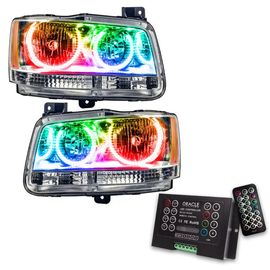 Oracle 04-09 Dodge Magnum SMD HL - Chrome - ColorSHIFT w/ 2.0 Controller (8901-333)