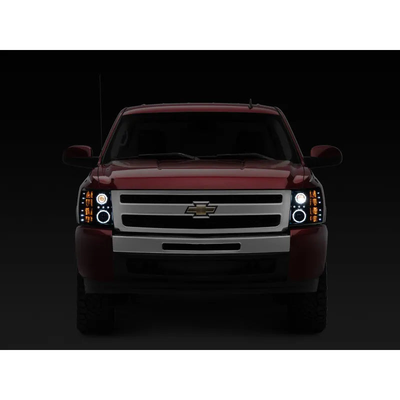 Raxiom 07-13 Silverado F&R LED Halo Projector Headlights | Silverado 1500/HD Classic (S112717)
