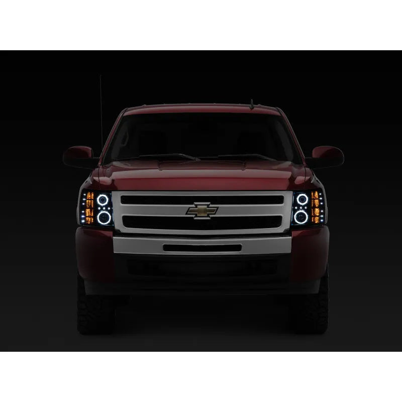 Raxiom 07-13 Silverado F&R LED Halo Projector Headlights | Silverado 1500/HD Classic (S112717)