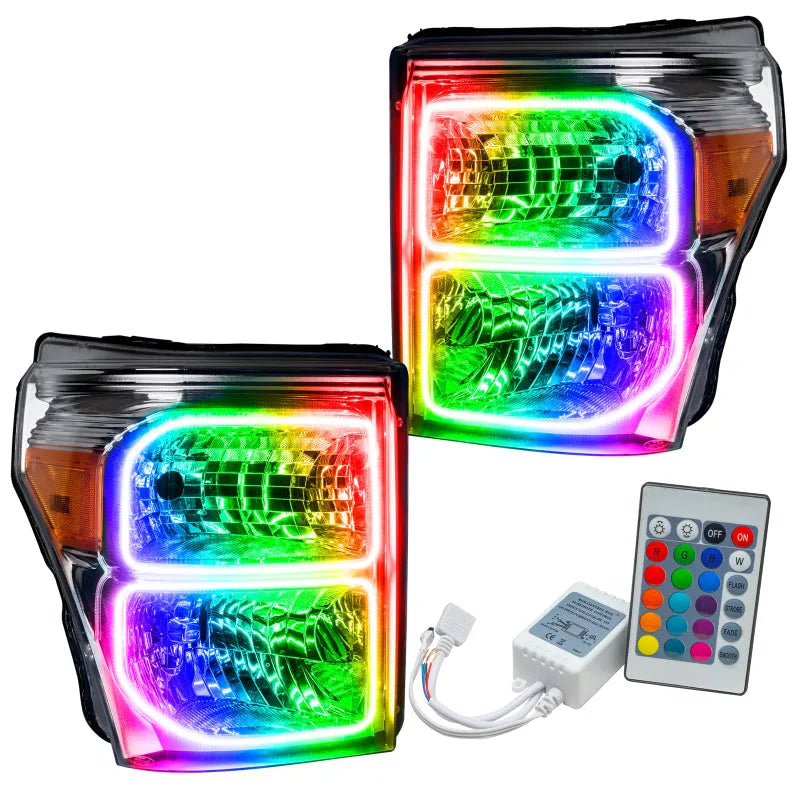Oracle 11-16 Ford F250/350 LED HL - ColorSHIFT w/ HW (8158-504)