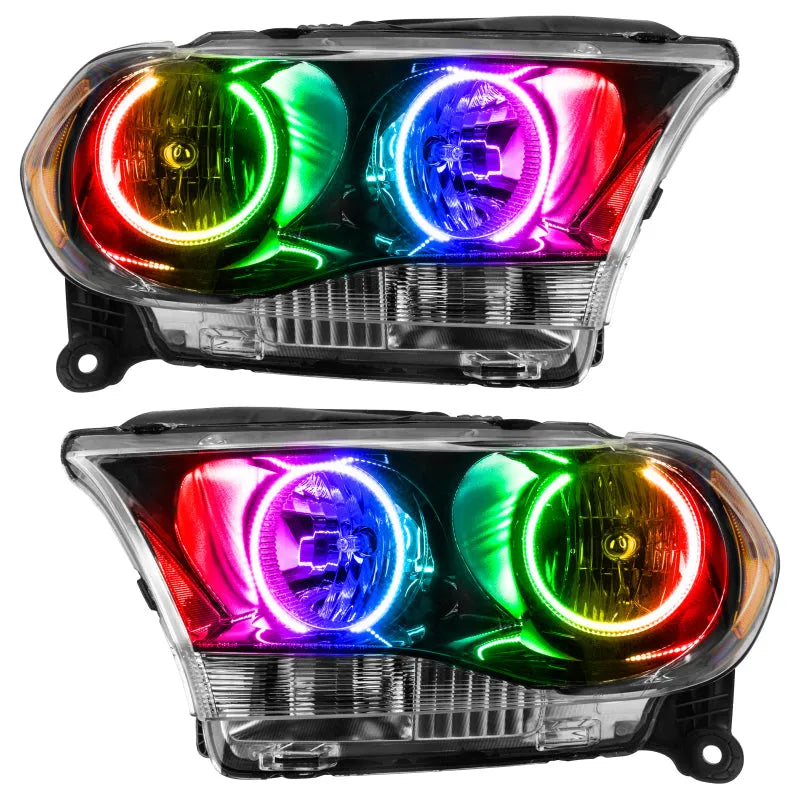 Oracle SMD HL Halogen Headlights | Dodge Durango (11-26) Black ColorSHIFT (7102-333)