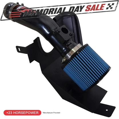 Injen 2016+ Honda Civic 1.5L Turbo Black Short Ram Air Intake | Honda Accord (03-20) / Civic IX/X (11-22) / Civic Type R FK8 / Acura RLX (SP1572BLK)