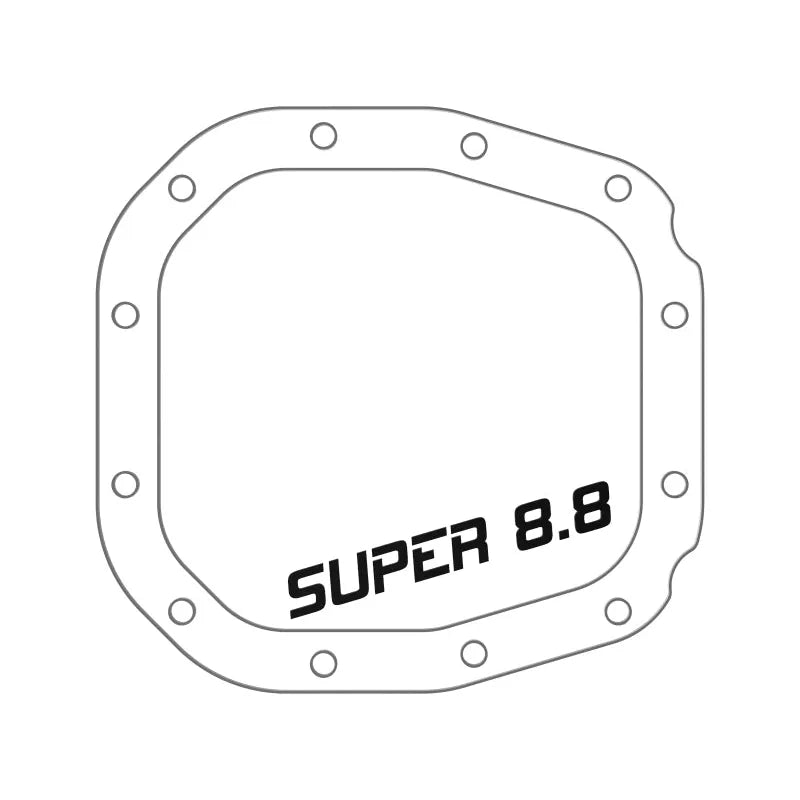 aFe Street Series Rear Diff Cover F&F F-150 15-20 (w/ Super 8.8 Axles) (46-71180A)