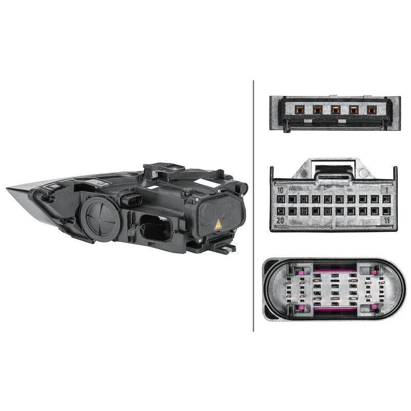 Hella Bi-Xenon Headlight Assembly | Audi Q3 11-18 (354840061)