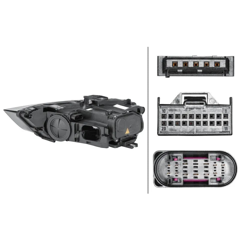 Hella Bi-Xenon Headlight Assembly | Audi Q3 11-18 (354840061)