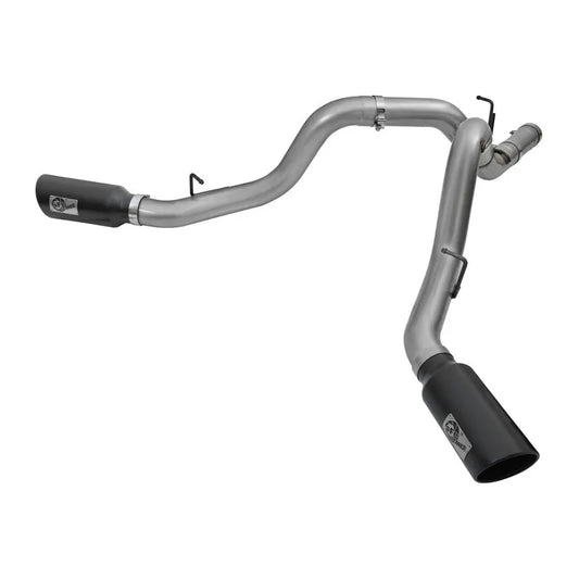 aFe HD 4in Dual DPF-Back SS Exhaust | GM Duramax (15-19) (49-44080-B)