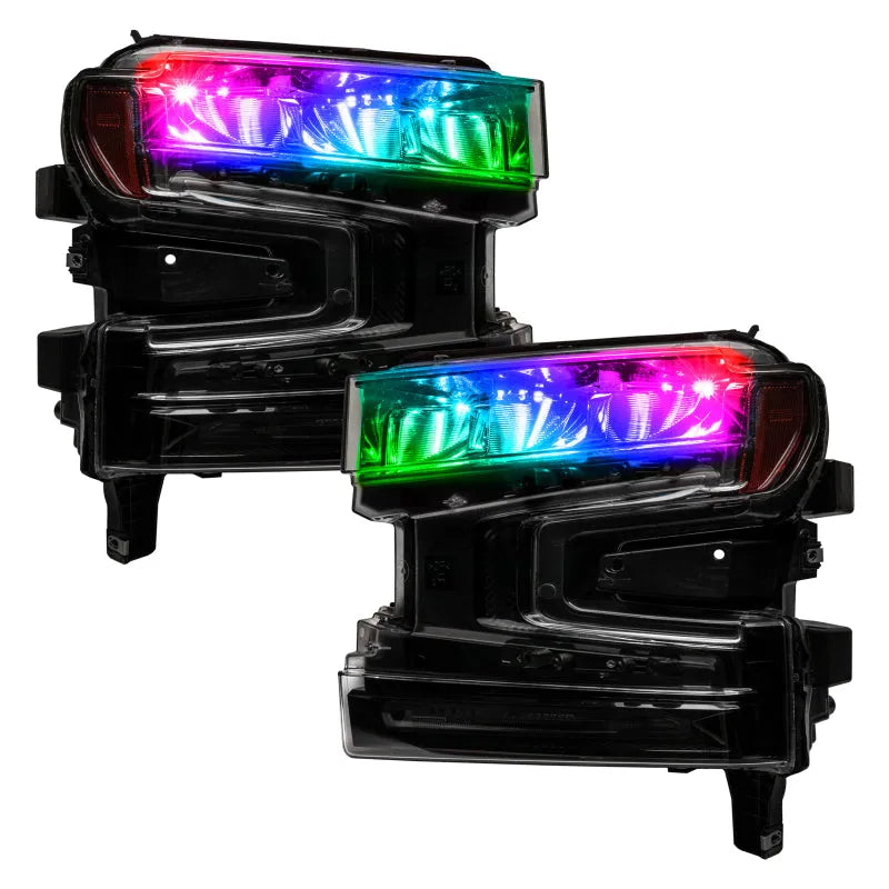 Oracle RGB Demon Eye Headlight Kit | Silverado/Sierra 18-26 (1440-334) w/o Controller