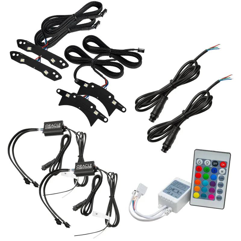 Oracle 15-21 Dodge Challenger RGB+W DRL Kit ColorSHIFT w/ Controller (1329-504)