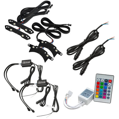 Oracle 15-21 Dodge Challenger RGB+W DRL Kit ColorSHIFT w/ Controller (1329-504)