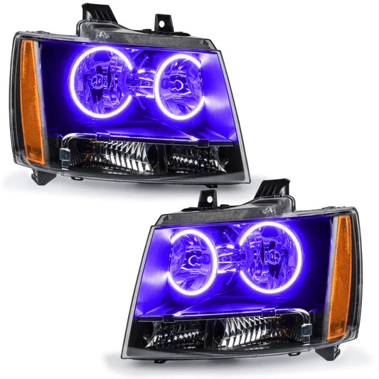 Oracle 07-14 Chevy Tahoe LED Halo Headlights UV/Purple | Tahoe (07-14) (7010-007)