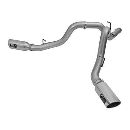 aFe Large Bore HD 4in D&S SS Exhaust | GM Silverado/Sierra 2500/3500 HD (49-44080-P)
