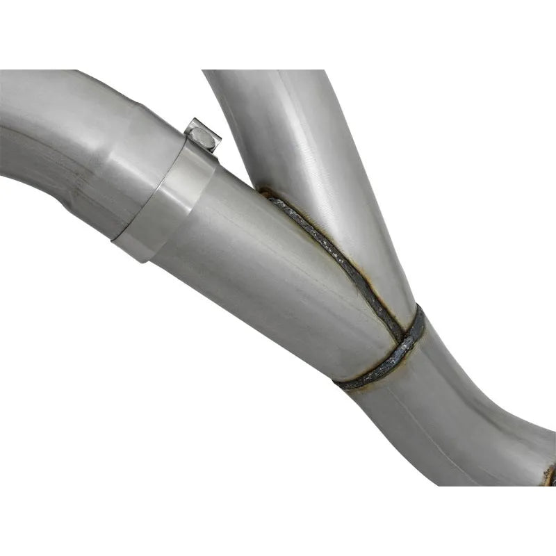 aFe Large Bore HD 4in D&S SS Exhaust | GM Silverado/Sierra 2500/3500 HD (49-44080-P)