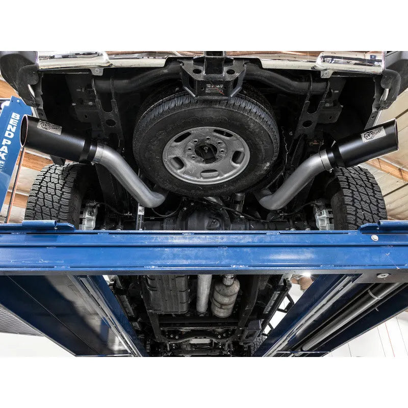 aFe Large Bore HD 4in D&S SS Exhaust | GM Silverado/Sierra 2500/3500 HD (49-44080-P)