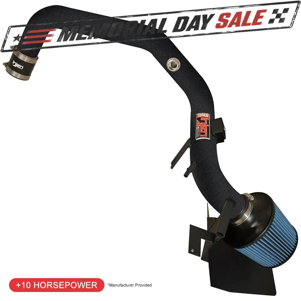 Injen 14 Ford Fiesta ST 1.6L Turbo Wrinkle Black Short Ram Intake | Ford Fiesta (02-14) / Mazda 2 (07-15) (SP9016WB)