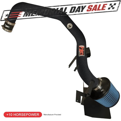 Injen 14 Ford Fiesta ST 1.6L Turbo Wrinkle Black Short Ram Intake | Ford Fiesta (02-14) / Mazda 2 (07-15) (SP9016WB)