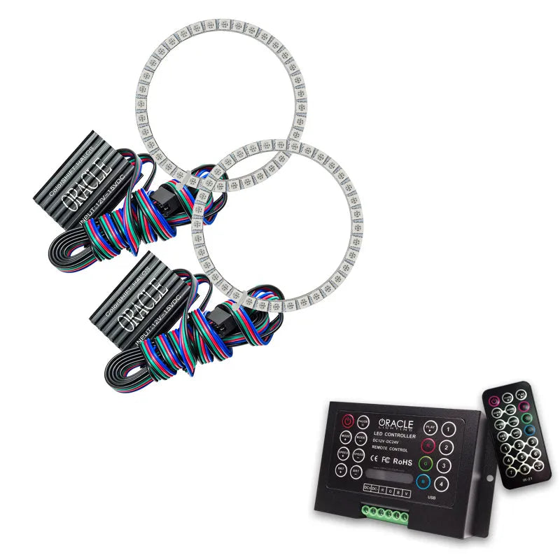 Oracle Charger Projector Halo Kit ColorSHIFT | 11-24 Dodge Charger (2294-333)