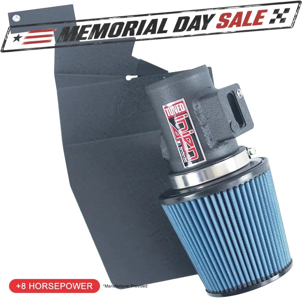 Injen Wrinkle Black Short Ram Intake | Ford Fiesta ST (08-19) 1.6L Turbo (SP9018WB)