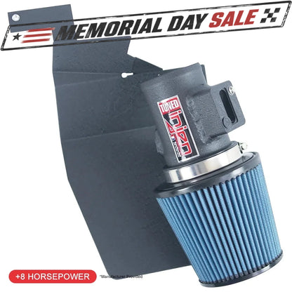 Injen Wrinkle Black Short Ram Intake | Ford Fiesta ST (08-19) 1.6L Turbo (SP9018WB)
