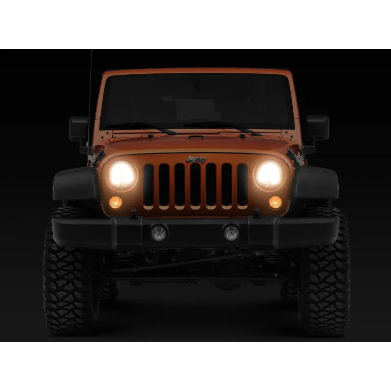 Raxiom 07-18 Jeep Wrangler JK LED HL - Chrome Housing (J121871)