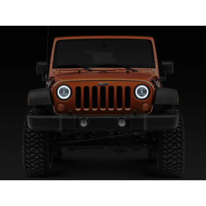 Raxiom 07-18 Jeep Wrangler JK LED HL - Chrome Housing (J121871)