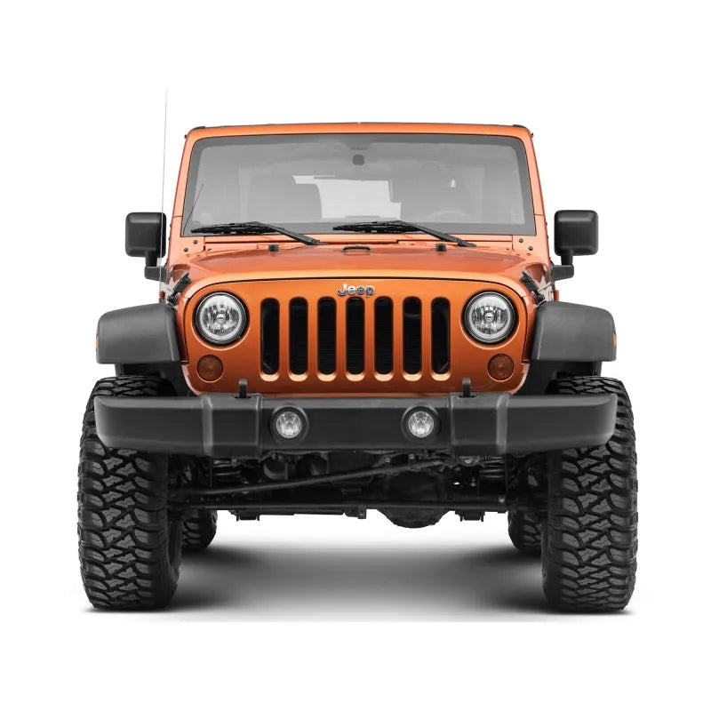 Raxiom 07-18 Jeep Wrangler JK LED HL - Chrome Housing (J121871)