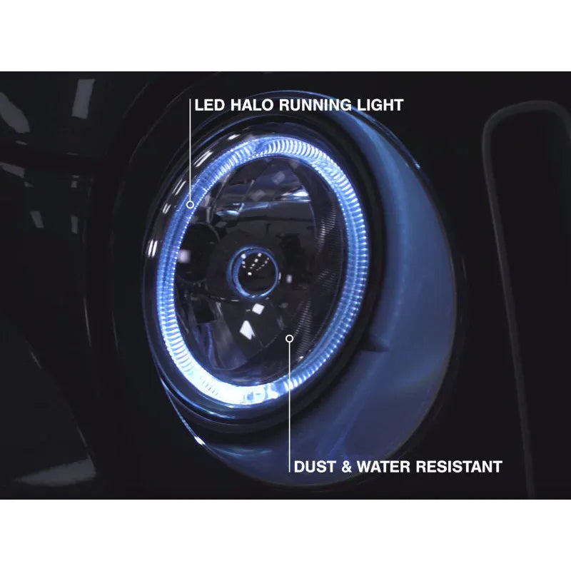 Raxiom 07-18 Jeep Wrangler JK LED HL - Chrome Housing (J121871)