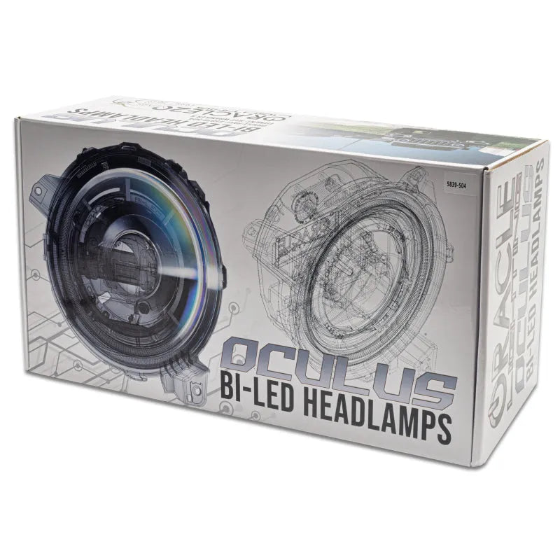 Oracle Oculus Bi-LED Headlights | Jeep JK/JL/Gladiator (07-26) (5839-504-PSC)
