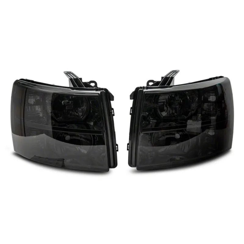 Raxiom 07-14 Chevy Silverado 1500 HD OEM Axial | Smoked Lens / Chrome Housing (S122324)