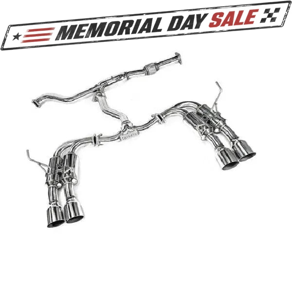 Invidia R400 Gemini Cat-Back Exhaust | 2008-2014 Subaru WRX/STi Hatchback (HS08ST5GM4SS/T))