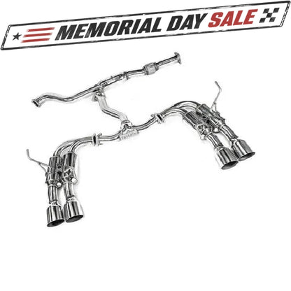 Invidia R400 Gemini Cat-Back Exhaust | 2008-2014 Subaru WRX/STi Hatchback (HS08ST5GM4SS/T))