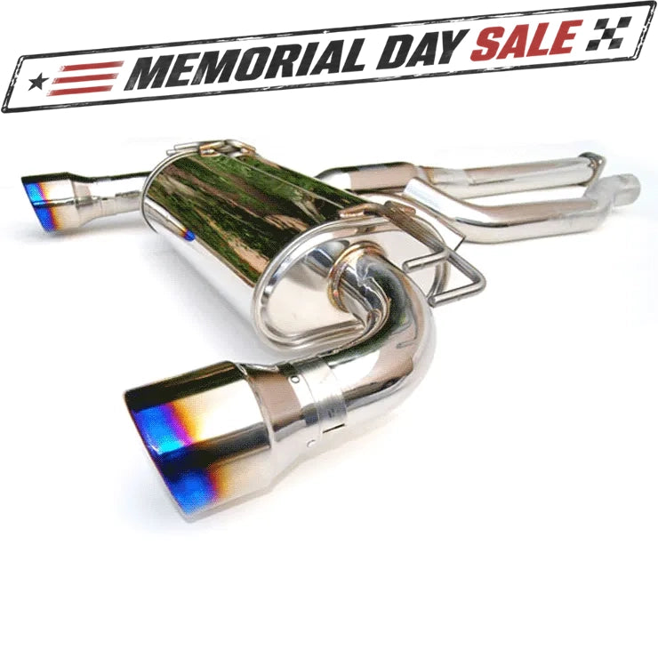 Invidia Q300 Titanium Tip 3" Cat-Back Exhaust | 2008-2015 Mitsubishi Evo X (HS09MEXG3T)