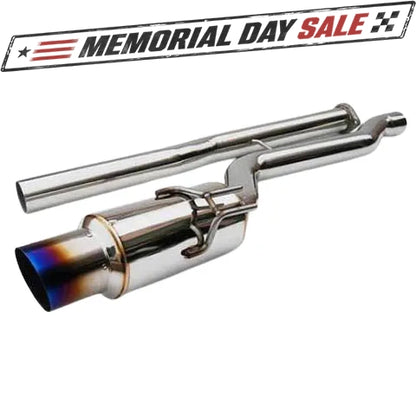 Invidia N1 Racing Cat-Back Titanium Tip Exhaust | 2008-2015 Mitsubishi Evo X (HS09MEXGRT)
