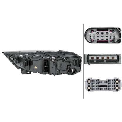 Hella 17-19 Audi Q7 Halogen Headlight Assembly | (354841061)