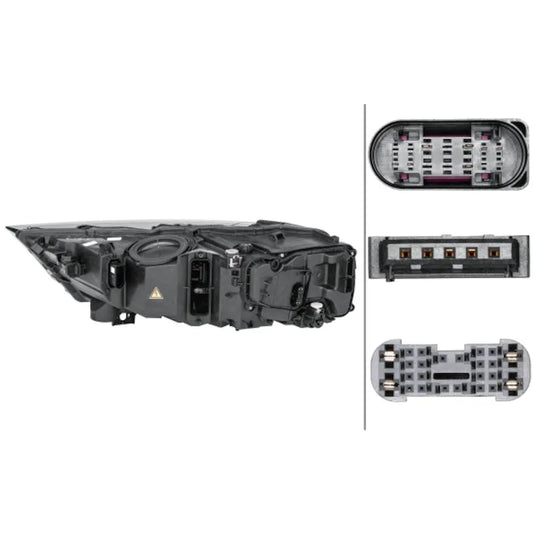 Hella 17-19 Audi Q7 Halogen Headlight Assembly | (354841061)