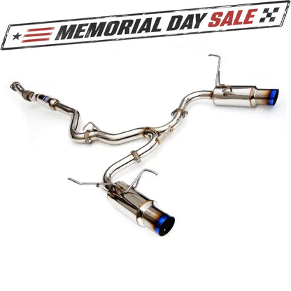 Invidia N1 Twin Outlet Cat-Back Exhaust | 2008-2014 Subaru WRX STI Sedan (HS11STIGTT)