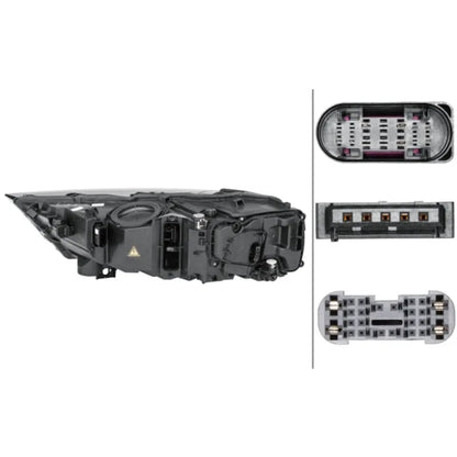 Hella 17-19 Audi Q7 Halogen Headlight Assembly | (354841061)