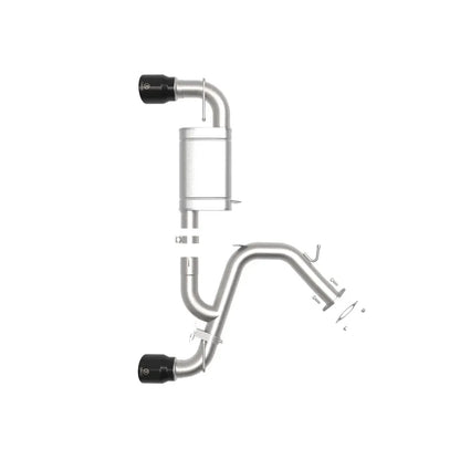 aFe Axle-Back Exhaust | Hyundai Veloster N (18-22) (49-37029-B)