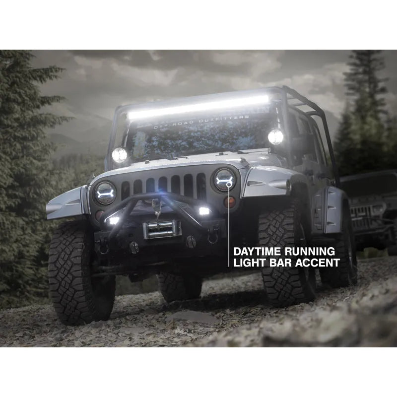 Raxiom 07-18 Jeep Wrangler F&R LED Halo Headlights | Jeep Wrangler JK (J123773)