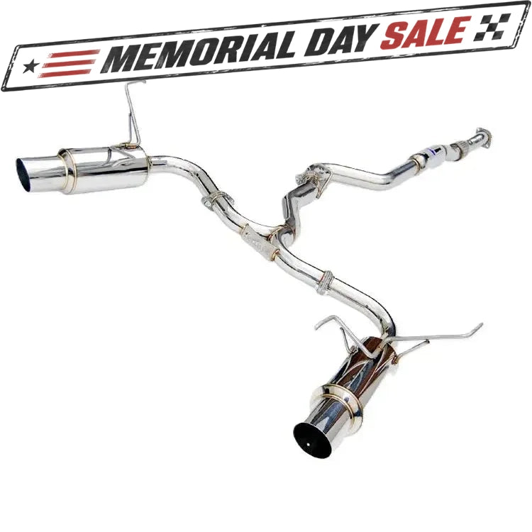 Invidia N1 Twin Outlet SS Cat-Back Exhaust | Subaru WRX/STI Sedan (HS15STIGTP)