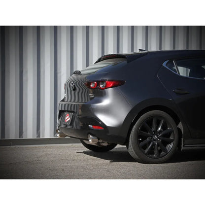 aFe 19-22 Mazda 3 Axle-Back Exhaust w/Polished Tips | Mazda 3 (19-26,13-19) (49-37023-P)
